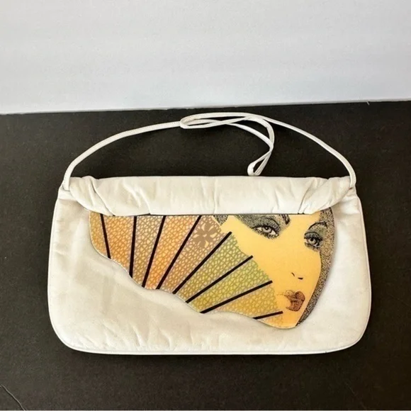 Vintage leather Moon Bag by Patricia Smith in 1987 - Picture 3 of 14